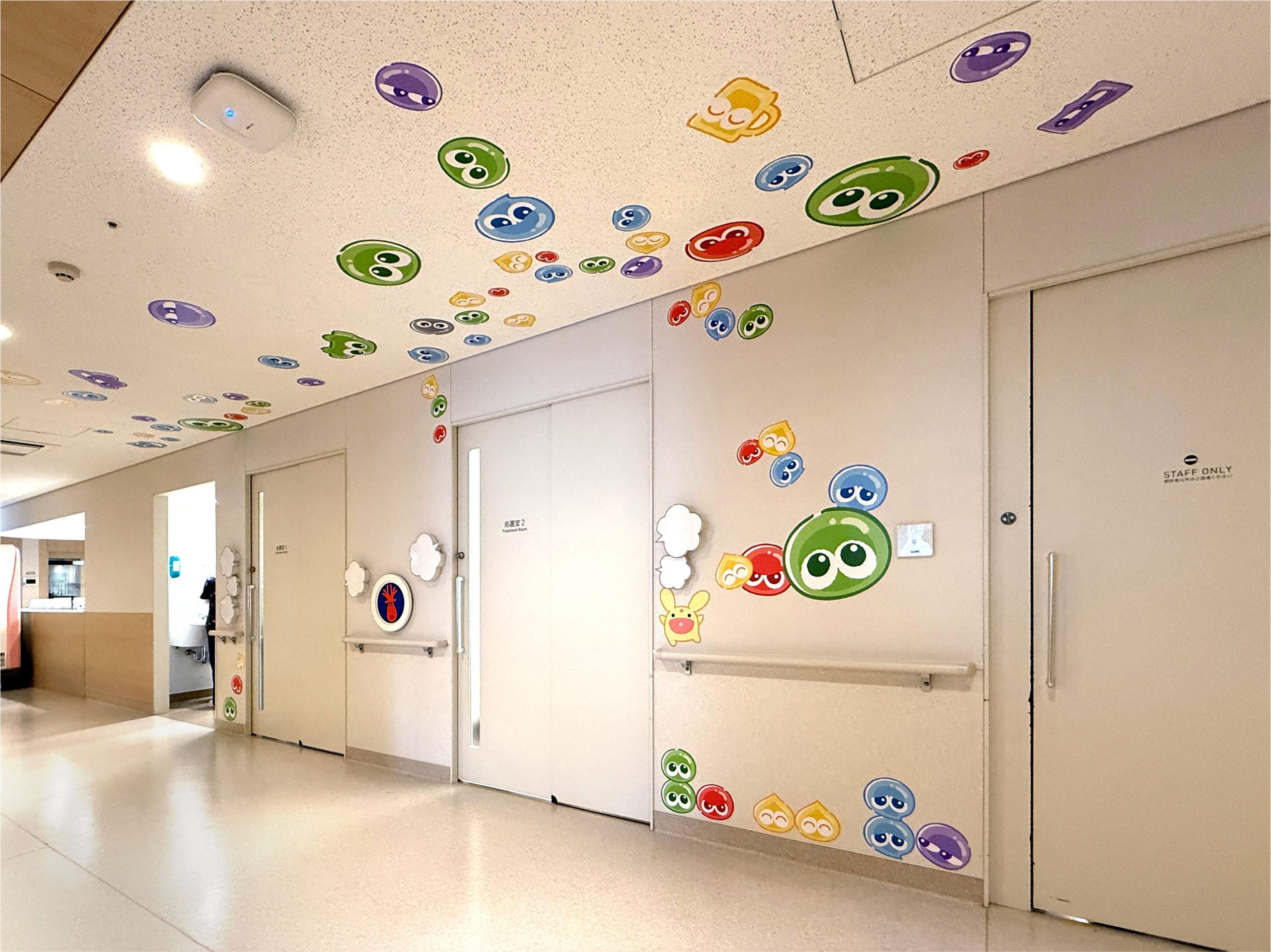 将来の夢、病院、コメカ、幼稚園 ソニックやぷよぷよが小児病棟に、安心できる院内環境を - オルタナ